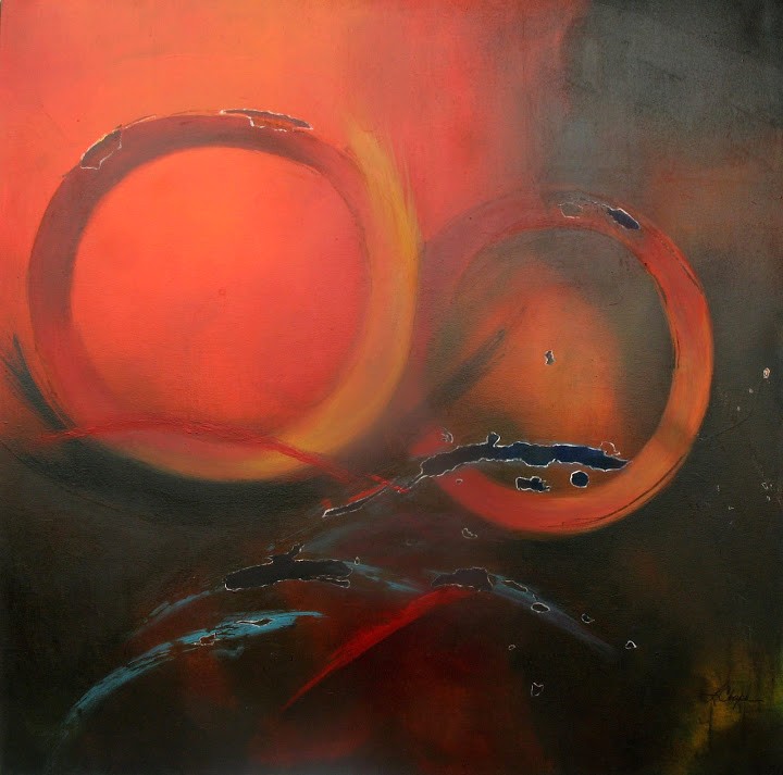 Circles of Fire by artist Laura Chapa